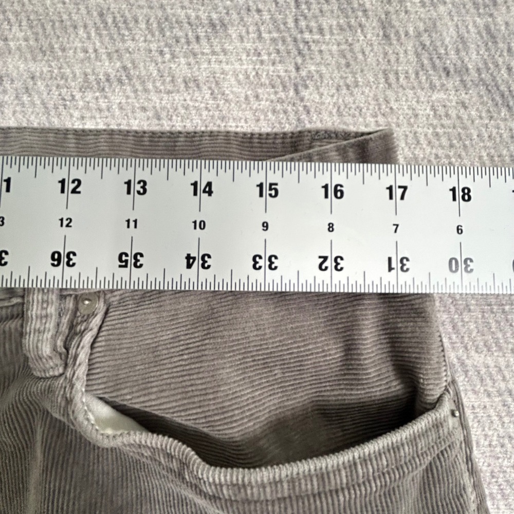 Polo Ralph Lauren Varick Slim Straight Corduroy Pants Men's 34x32 Gray - Picture 9 of 10